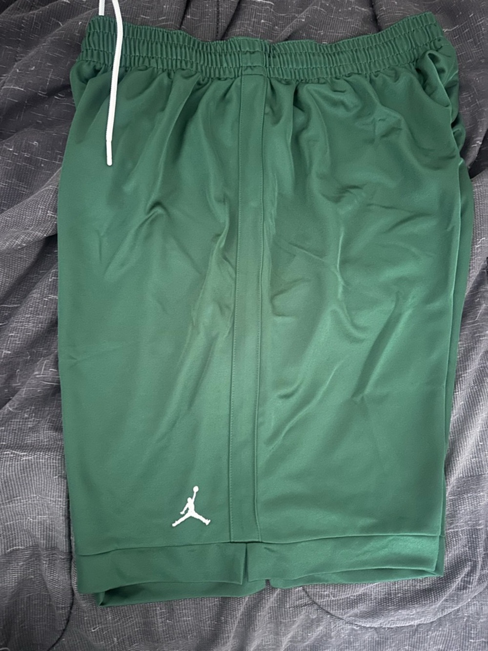 Jordan Green Shorts with Red Jumpman Tag